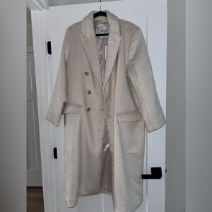 Abercrombie & Fitch Cream Trench Coat New with Tags